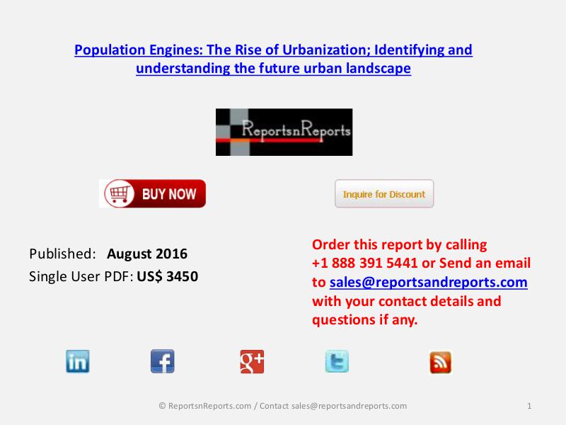 Urban Landscape Market August 2016