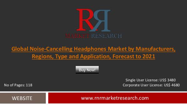 Noise-Cancelling Headphones Market 2016-2021 Global Research Report Dec 2016