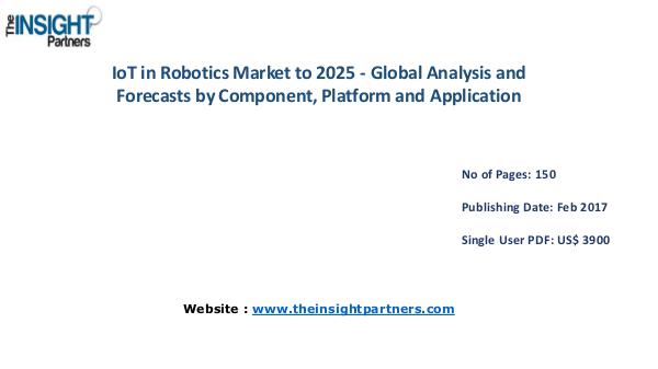 IoT in Robotics Market Analysis (2016-2025) |The Insight Partners IoT in Robotics Market Analysis (2016-2025) |The I