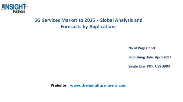 5G Services Market - Global Forecast & Trends to 2025 5G Services Market - Global Forecast & Trends