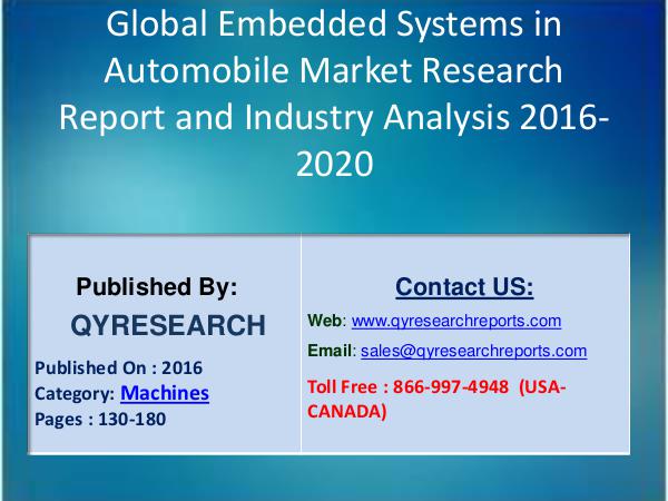 Global Embedded Systems in Automobile Production,