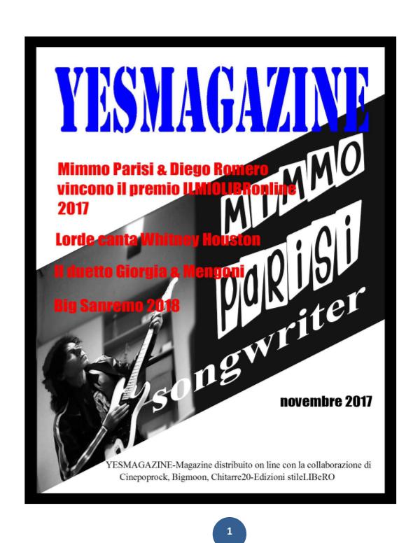 YESMAGAZINE novembre 2017 The winners are Parisi & Romero.