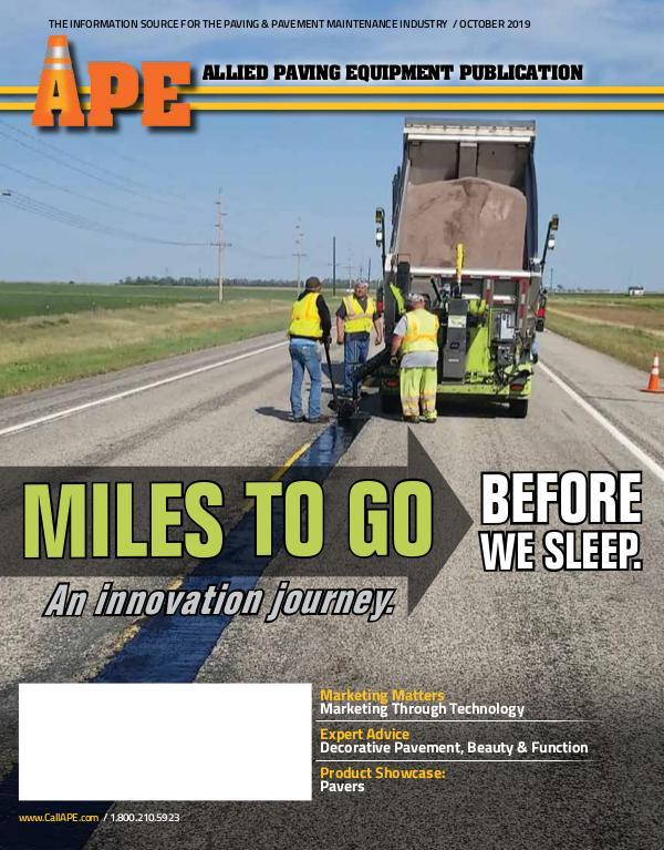 APE APE October 2019