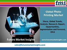 Photo Printing Market Growth and Segments,2016-2026