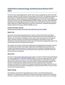 Global Growth Scenario of Interventional Image-Guided Systems Market