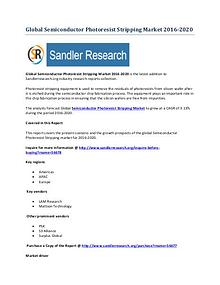 Semiconductor Photoresist Stripping Industry to Grow at 3.13% CAGR to