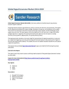 World Signal Generator Market Drivers and Challenges Report 2020