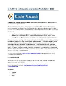 RTLS for Industrial Applications Industry to Grow at 31.14% CAGR to 2