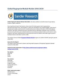 Rapidly Growing Fingerprint Module Market to 2020