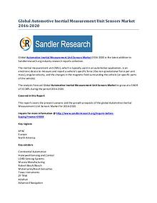 Market overview for Automotive Inertial Measurement Unit Sensors Mark