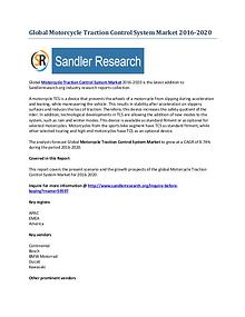 Motorcycle Traction Control System Market to Grow at 8.74% CAGR to 20