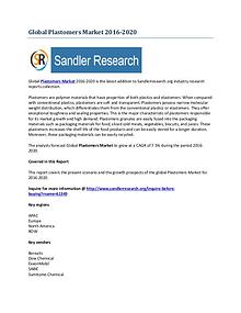 Plastomers Market Growth Rate will be 7.5% CAGR to 2020