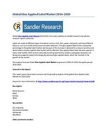 Market Highlights of Glue Applied Label Market 2016-2020