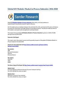 I/O Modules Market in Process Industries to Grow at 4.68% CAGR