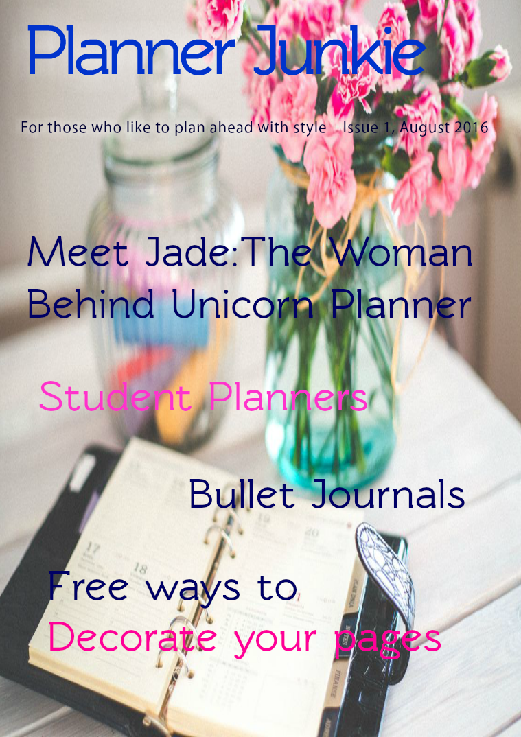 Planner Junkie August, 2016