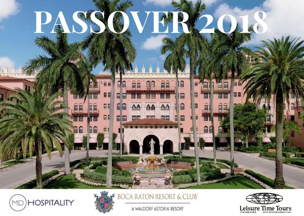 LTT PASSOVER 2018 - BROCHURE PASSOVER 2018 JOOMAG LTT VERSION  COPY