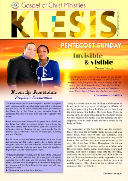 Klesis Newsletter Volume 10/May 2016