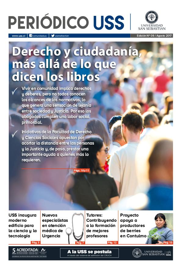 Periódico USS / Universidad San Sebastián Periódico USS / Agosto Nº 9