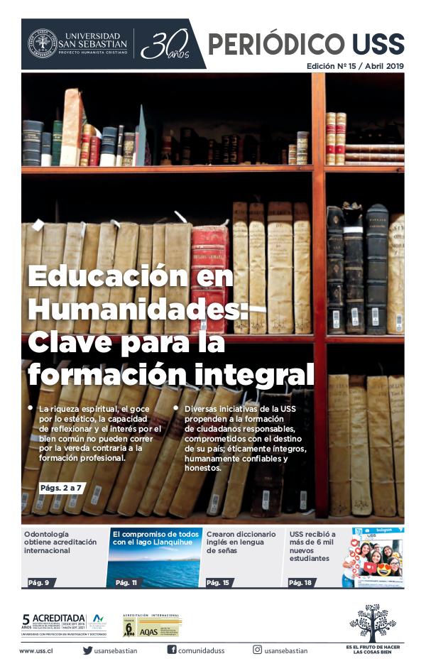 Periódico USS / Universidad San Sebastián Abril Nº15