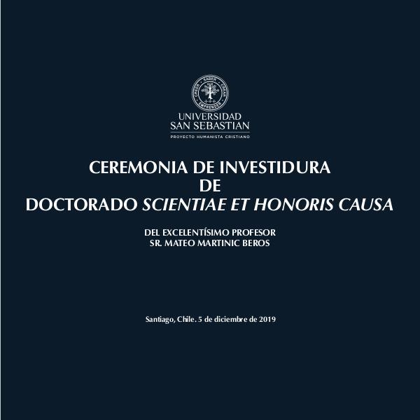 Ceremonia de Investidura Sr. Mateo Martinic Beros