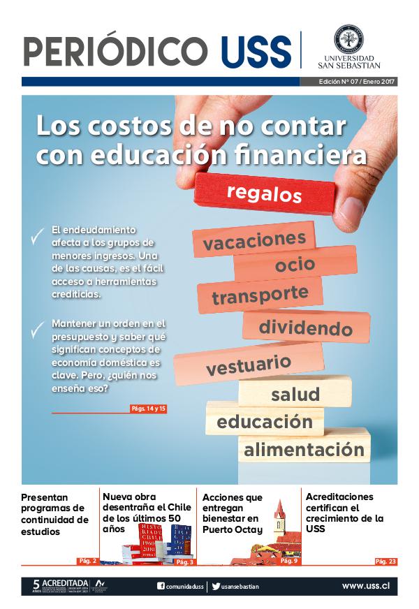 Periódico USS / Universidad San Sebastián Periódico USS  / Enero Nº 7