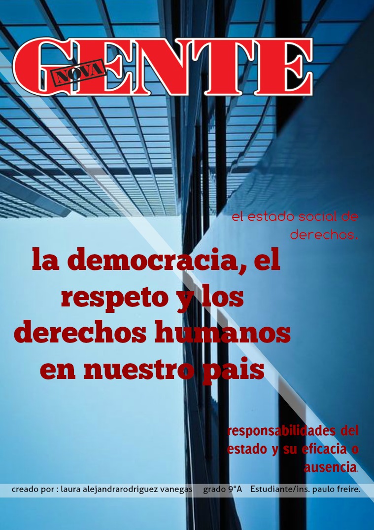 el estado socioal de derechos humanos en colombia