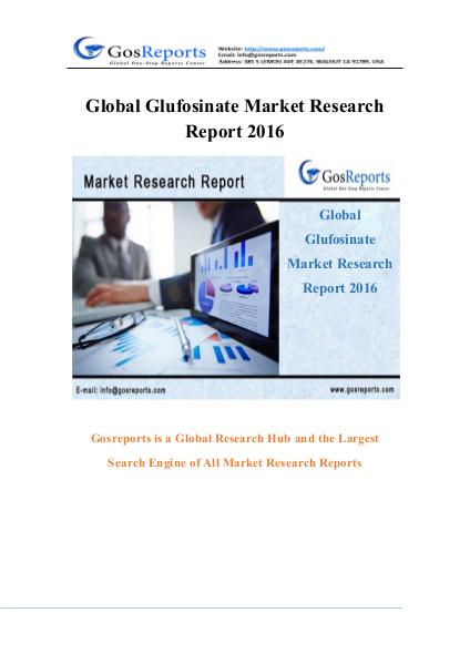 Glufosinate Market