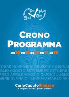 Carlo Caputo Sindaco: Il Cronoprogramma