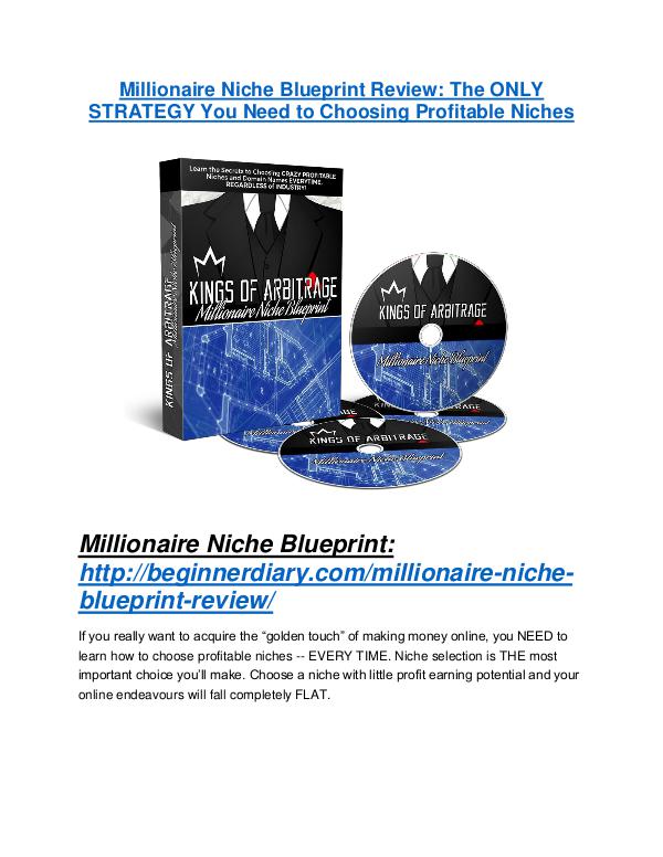 MarketingMillionaire Niche Blueprint REVIEW & Millionaire Niche Blueprint (SECRET) Bonuses