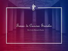 Temas de Ciencias Sociales