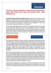 3PL Logistics Market – Global Industry Analysis Report, Share by 2022