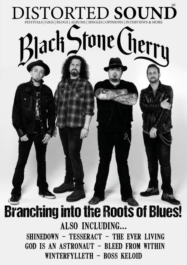 Distorted Sound Magazine 36 - Black Stone Cherry Cover