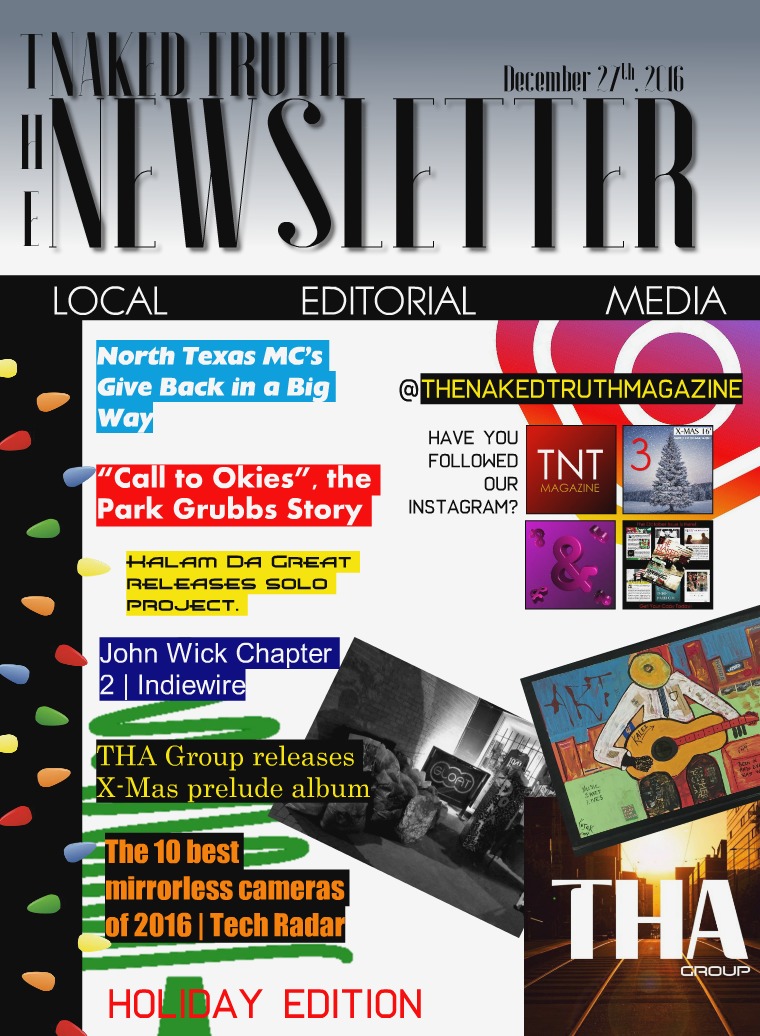 The Naked Truth Newsletter Holiday Edition