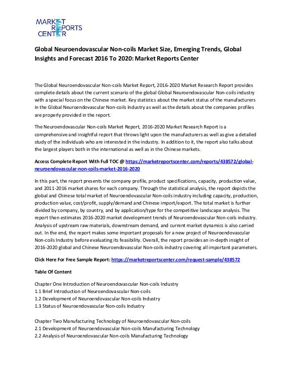 Global Neuroendovascular Non-coils Market