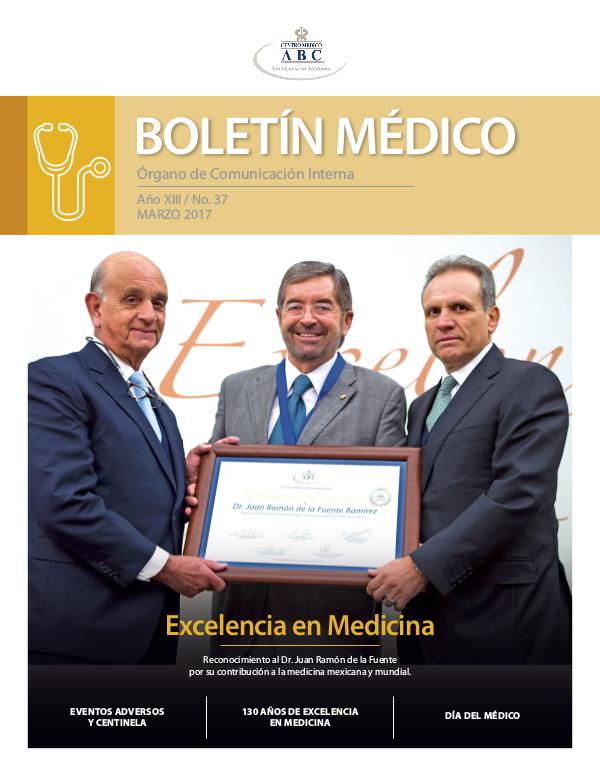 BOLETÍN MÉDICO No. 37  • Marzo 2017