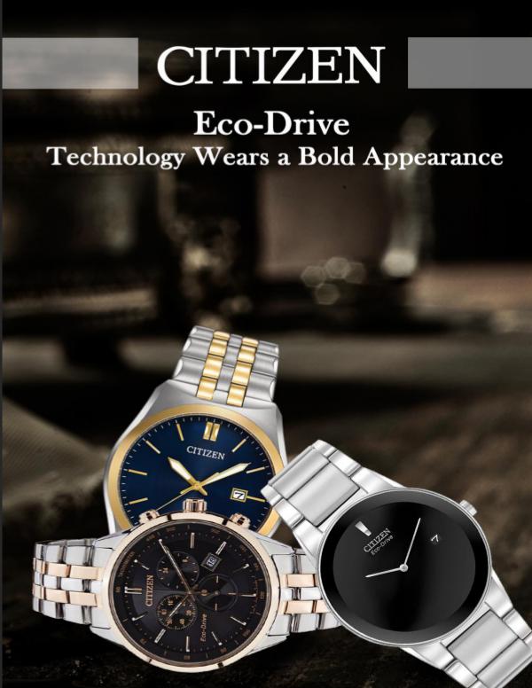 Citizen Eco-Drive – Technology Wears a Bold Appearance Wears a Bold Appearance