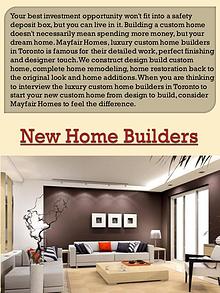 Home Builders Toronto