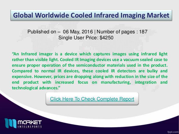 Cooled Infrared Imaging Market Technology Cooled Infrared Imaging Market Overview