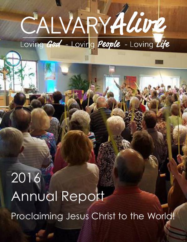 Calvary Alive Newsletter Issue 2