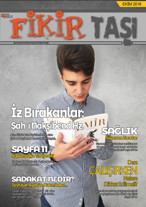 FİKİR TAŞI FİKİR TAŞI - SAYI 1