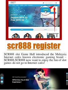 scr888 bonus