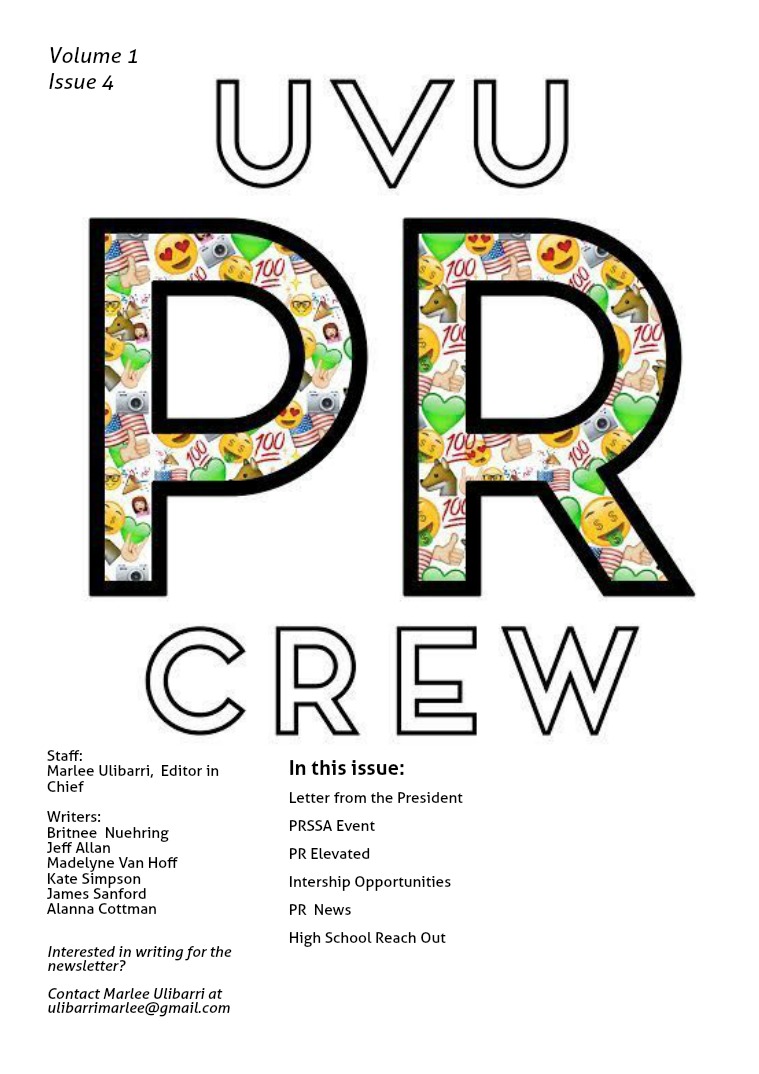 UVU PR CREW Issue 4