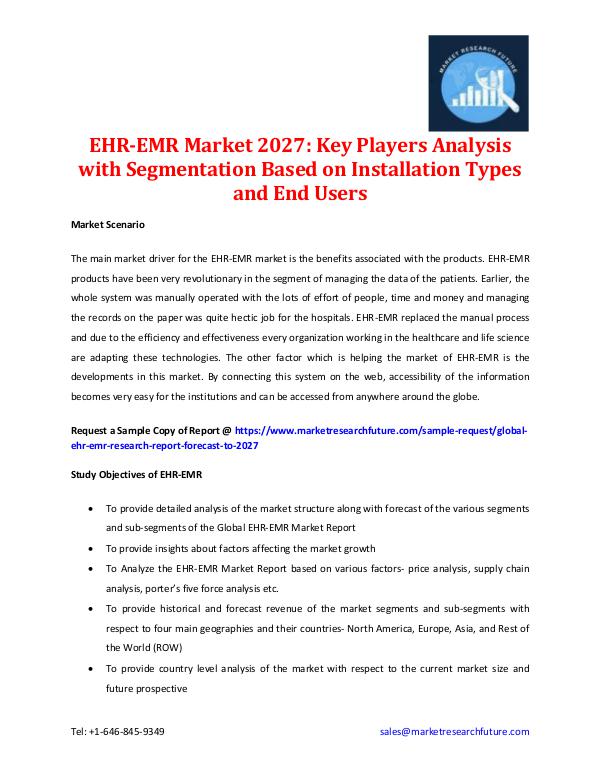 EHR-EMR Market Analysis - 2027