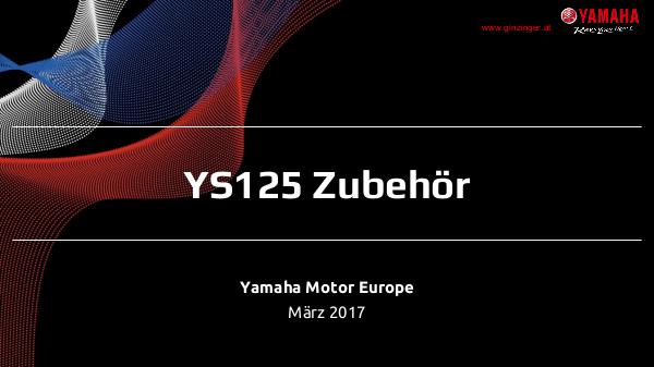 YS 125 (MY17) Zubehör