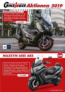 Ginzinger Aktionen 2019 Motorrad & Scooter & Moped