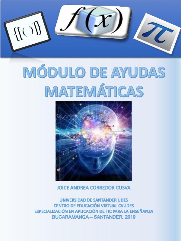 Ayudas matemáticas Modulo de ayudas matematicas