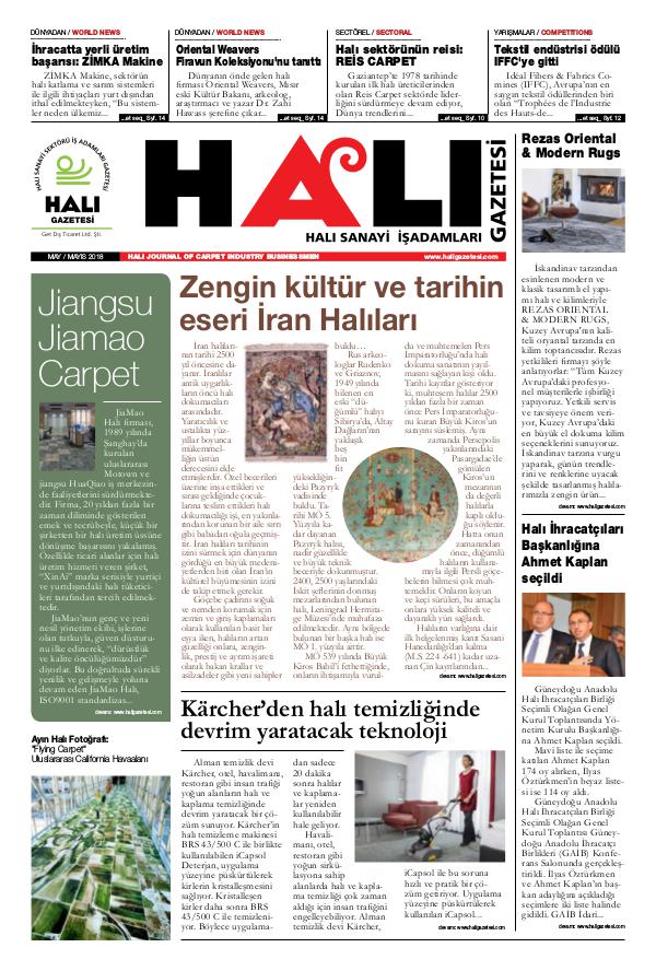 Halı Gazetesi Sayı 03 - Mayis 2018