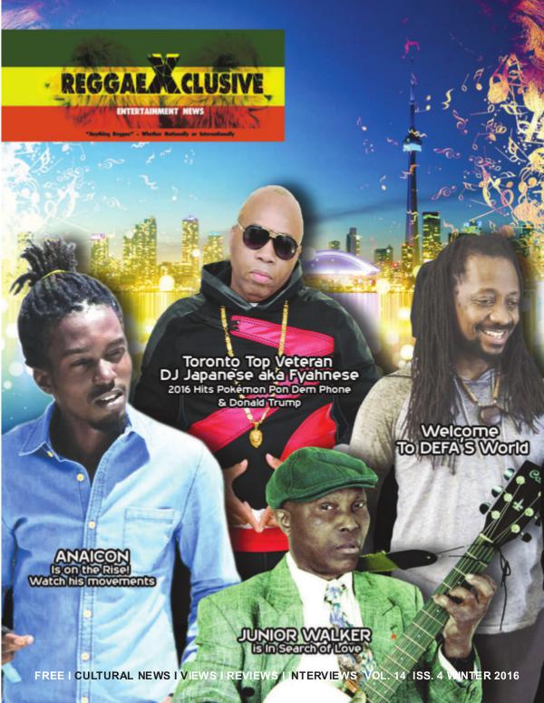 ReggaeXclusive DEC 2016