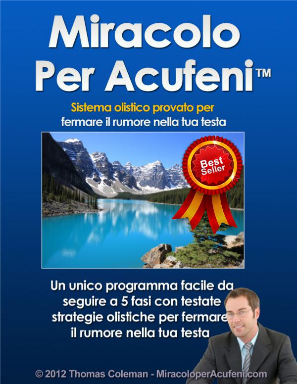 MIRACOLO PER ACUFENI PDF GRATIS SCARICARE 2019