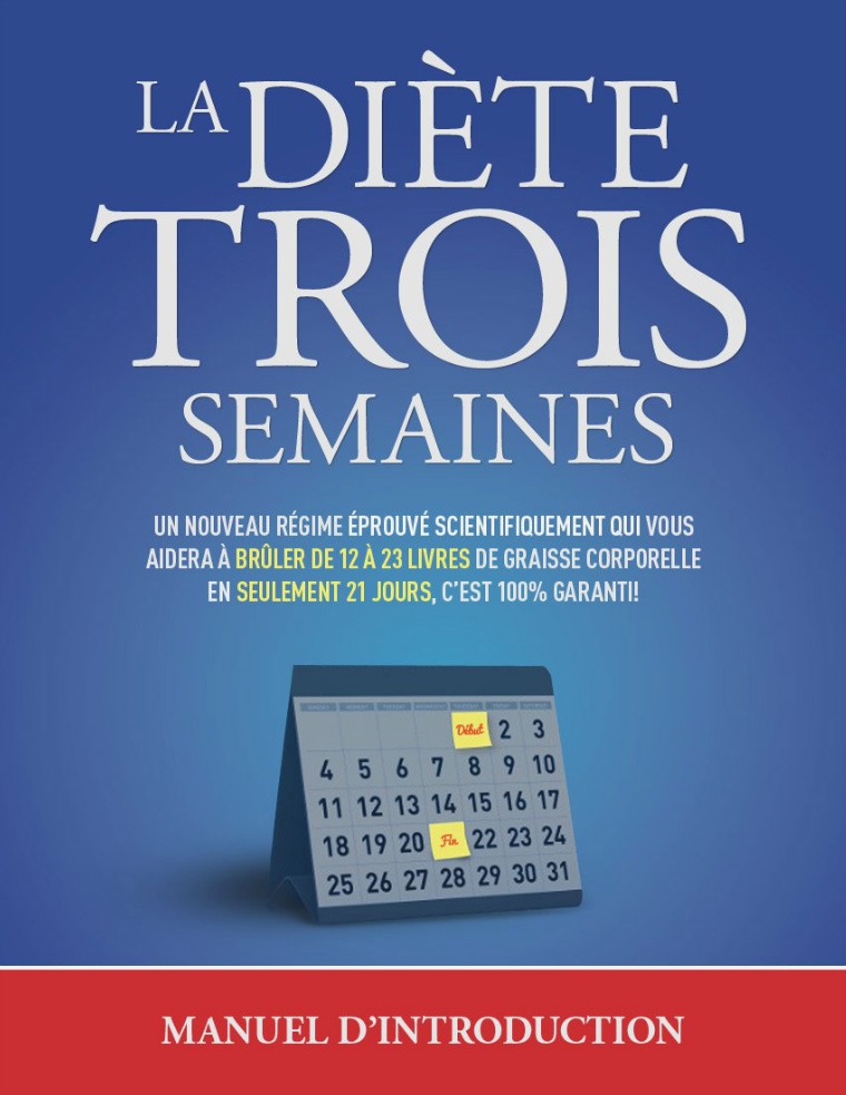 LA DIETE 3 SEMAINES PDF GRATUIT Télécharger